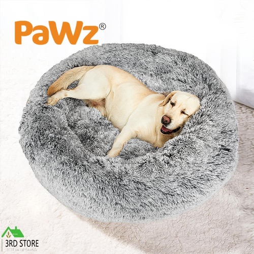 PaWz Pet Bed Memory Foam Dog Donut Charcoal Large