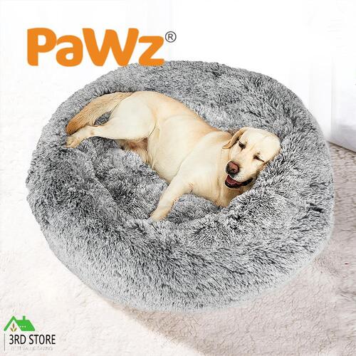 Pawz Pet Bed Memory Foam Dog Donut Calming Nest Fluffy Plush Kennel Soft Warm