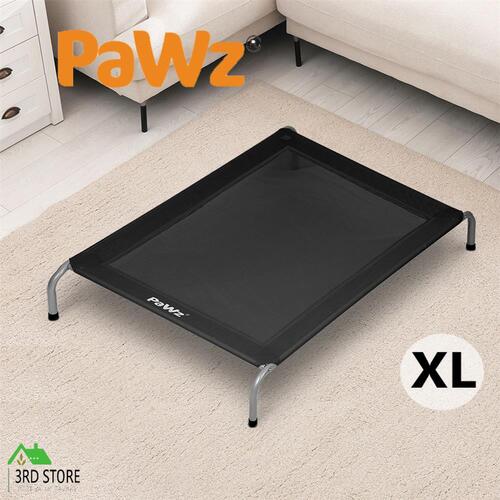 Pawz Elevated Trampoline Pet Bed Dog Puppy Raised Heavy Duty XL Grey