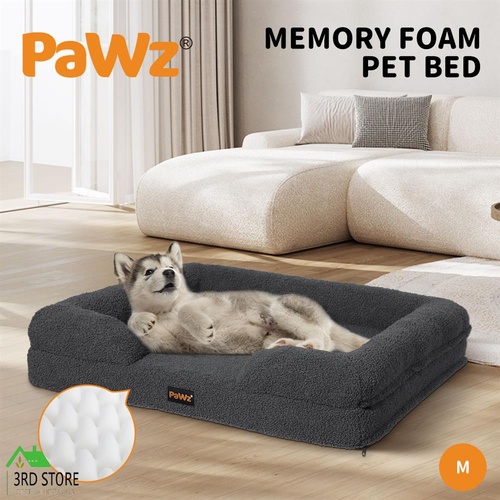 PaWz Memory Foam Pet Sofa Bed Cushion Dog Cat Mattress Washable Removable