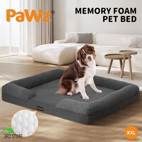PaWz Memory Foam Pet Sofa Bed Cushion Dog Cat Mattress Washable Removable