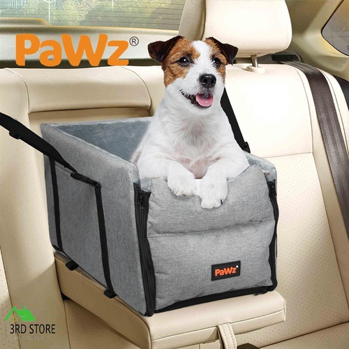 Pawz Pet Dog Car Center Console Seat Safe Belt Protector Travel Bed Washable