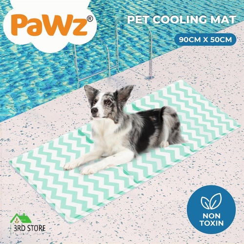 Pawz Pet Cooling Mat Gel Dog Water Bed Ice Mattress Non-Toxic Self-Cool Durable