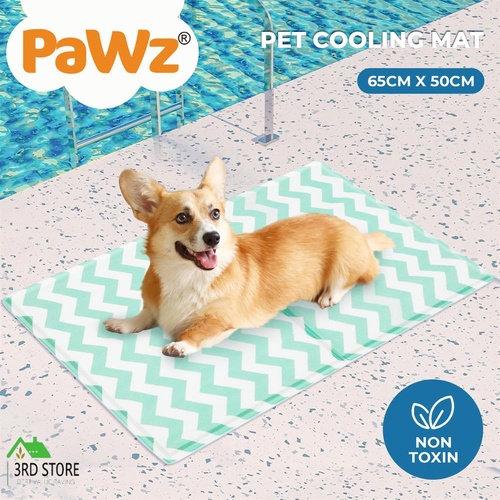 Pawz Pet Cooling Mat Gel Dog Water Bed Ice Mattress Non-Toxic Self-Cool Durable