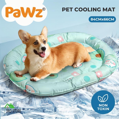 Pawz Pet Gel Cooling Mat Large Dog Ice Pad Non-Toxic Self-cool Mattress Durable