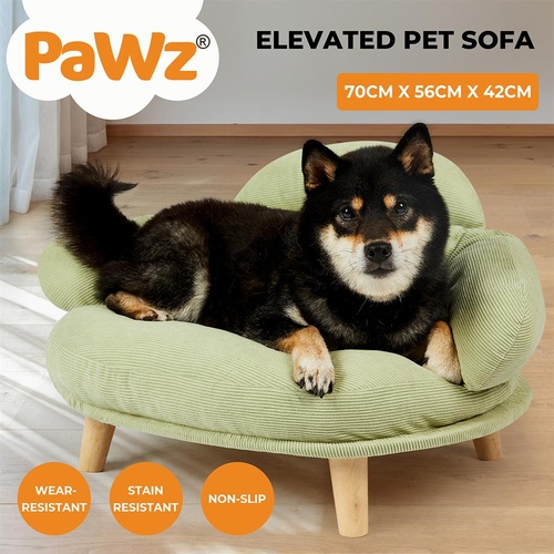 Pawz Elevated Pet Dog Cat Bed Sofa Couch Kitten Lounge Raised Sofa Bed 4-Legged