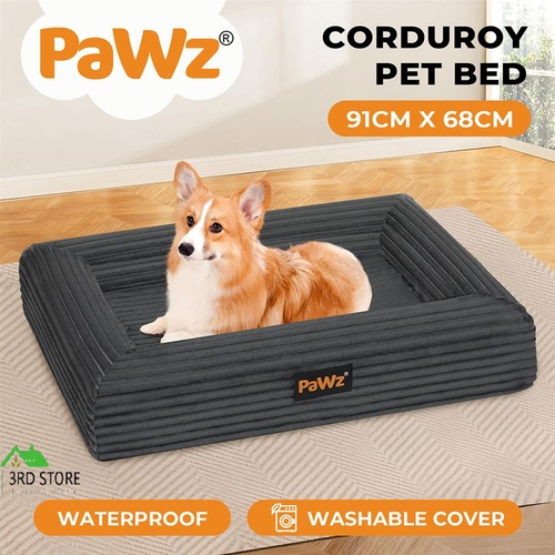 Pawz Dog Calming Bed Pet Orthopedic Egg Foam Sofa Mattress Waterproof Washable L