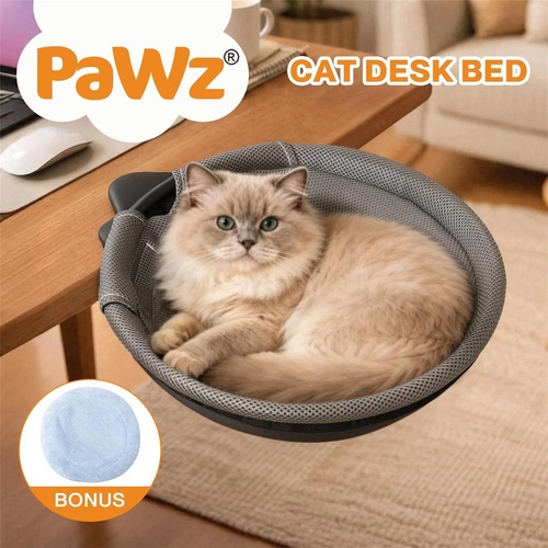 Pawz Cat Bed Hammock 360° Rotating Hanging Sturdy Washable Removable Breathable