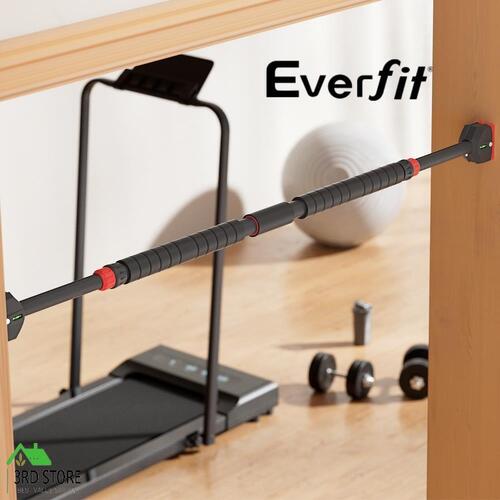 Everfit Adjustable Doorway Pull Up Bar 90CM-125CM Chin Up Bar Level Meter 300KG