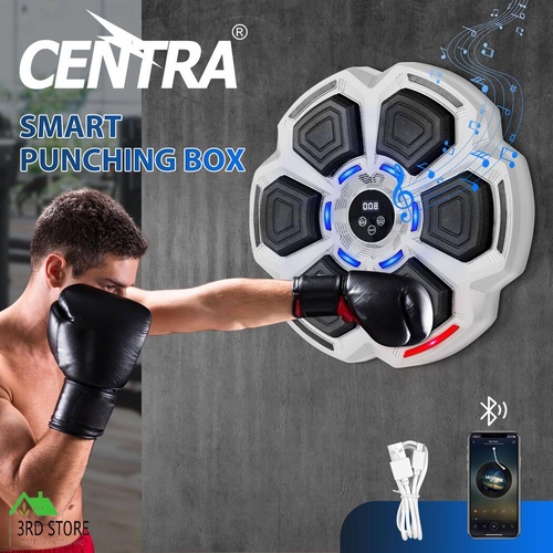 Centra Electronic Punching Box Music Machine Wall Mounted Bluetooth 9 Speeds