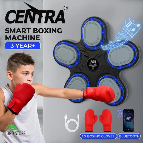 Centra Kids Music Boxing Machine with Boxing Gloves