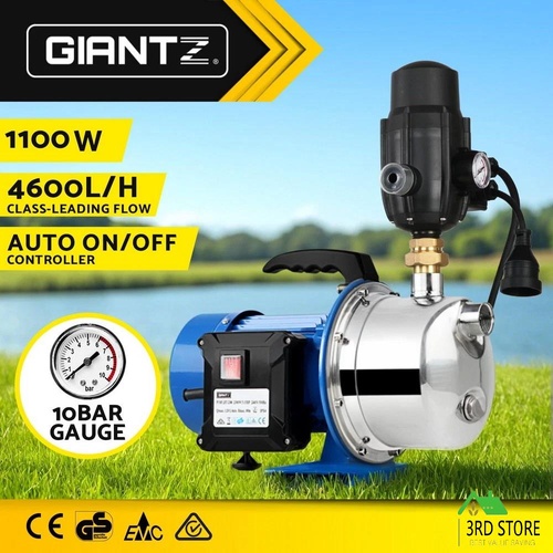 RETURNs Giantz 2300W High Pressure Garden Jet Water Pump with Auto Controller