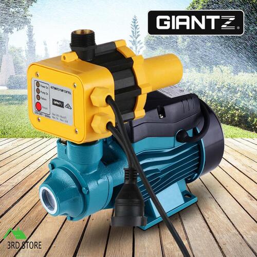 Auto Peripheral Water Pump Clean Electric Garden Farm Rain Tank Irrigation QB60 Yellow