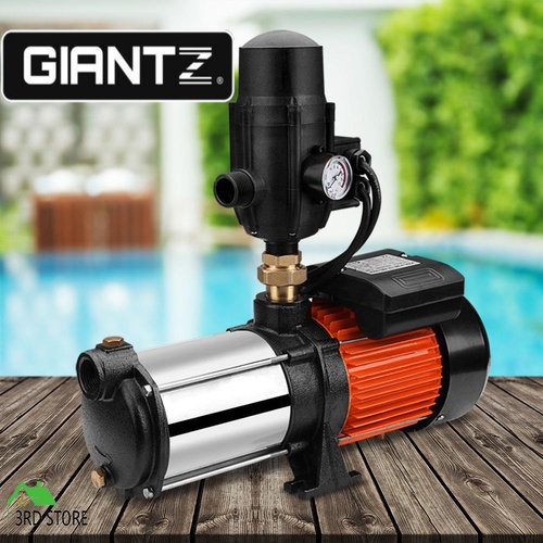 Giantz Multi Stage High Pressure Water Pump Garden Farm Rain Tank Irrigation