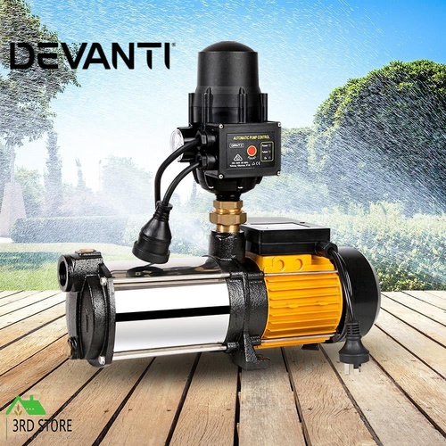RETURNs Giantz Water Pump High Pressure Multi Stage Rain Tank Garden Farm Irrigation