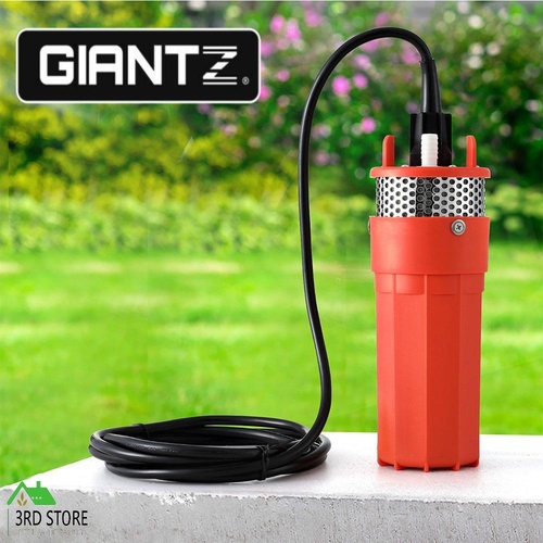 Giantz Submersible Solar Water Pump 24V 70M Head Deep Well Bore Self-priming
