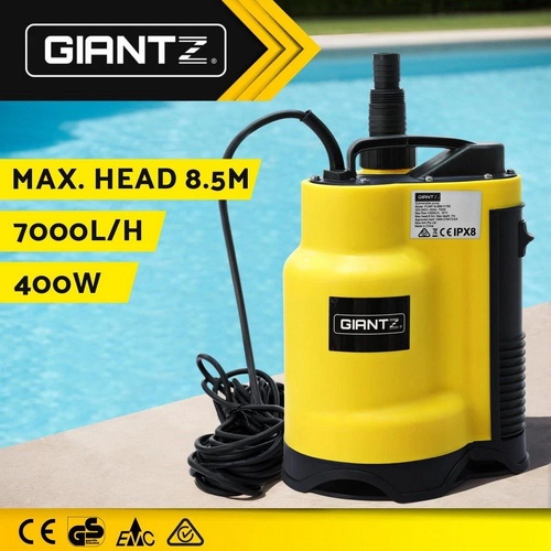 RETURNs Giantz Garden Water Submersible Pump 400W Dirty Bore Sewerage Tank Well Steel
