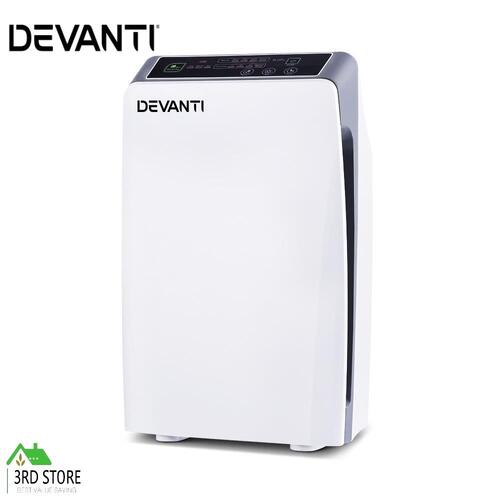 Devanti Air Purifier Purifiers HEPA Filter Home Freshener Carbon Ioniser Cleaner