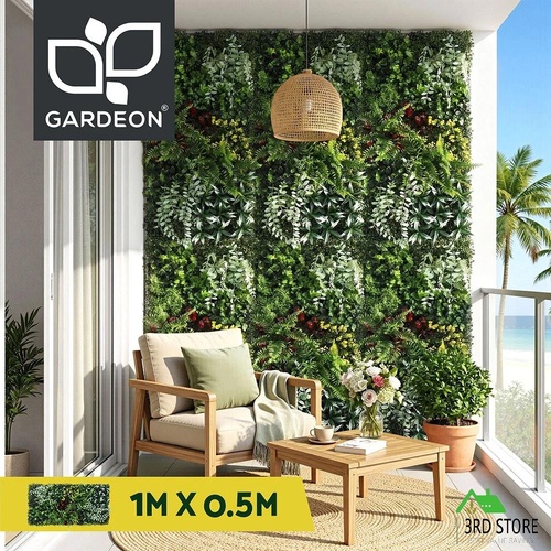 Gardeon Artificial Plant Wall Panels 50X100CM Boxwood Panel Hedge Grass Backdrop Backyard Green Decor