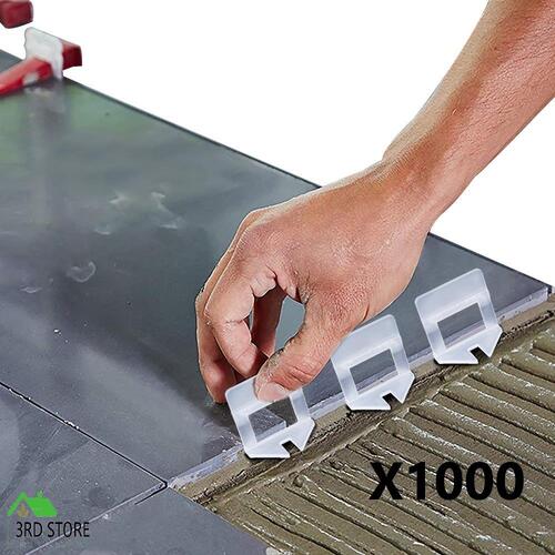 1000 Pcs 1MM Tile Leveling System Clips Levelling Spacer Tiling Tool Floor Wall