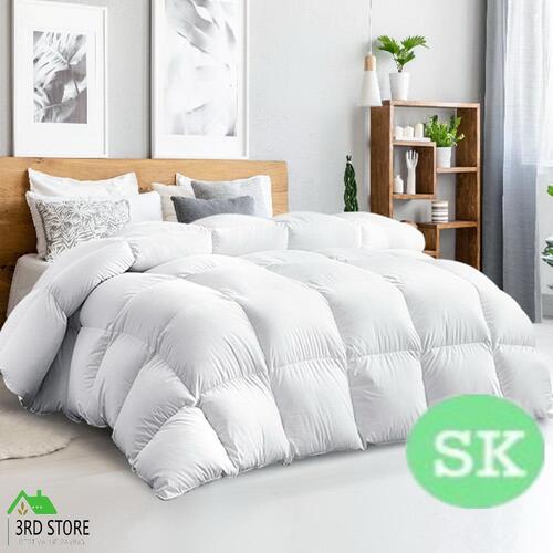Bedra Goose Down Feather Quilt 500GSM Duvet Doona Blanket Super King
