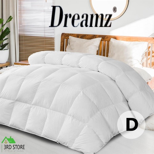 DreamZ All Season Quilt Siliconized Fiberfill Duvet Doona Summer Winter Double