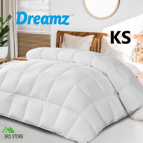 DreamZ Microfiber Quilt Doona Duvet Hypoallergenic Summer All Season King Single