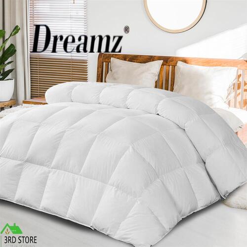 DreamZ Microfiber Quilt King Doona Duvet Hypoallergenic Summer All Season Single