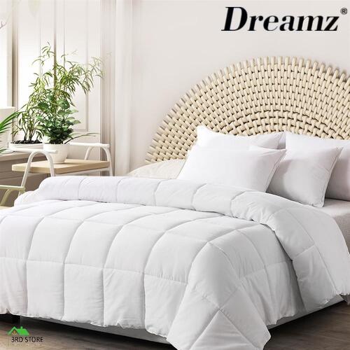 DreamZ Microfiber Quilt Doona Duvet Bedding Comforter Summer All Season Single