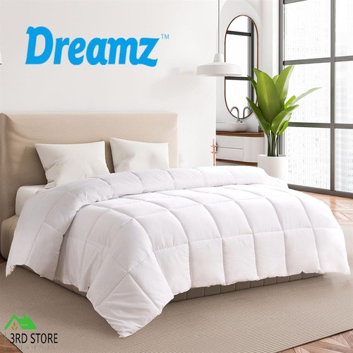 Dreamz Renewable Fiber Quilt Summer Winter Microfibre Blanket Soft 200GSM SK