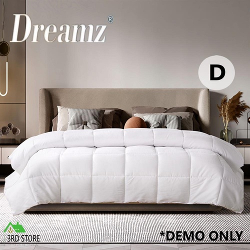 Dreamz Renewable Fiber Quilt Summer Winter Microfibre Blanket 400GSM Double
