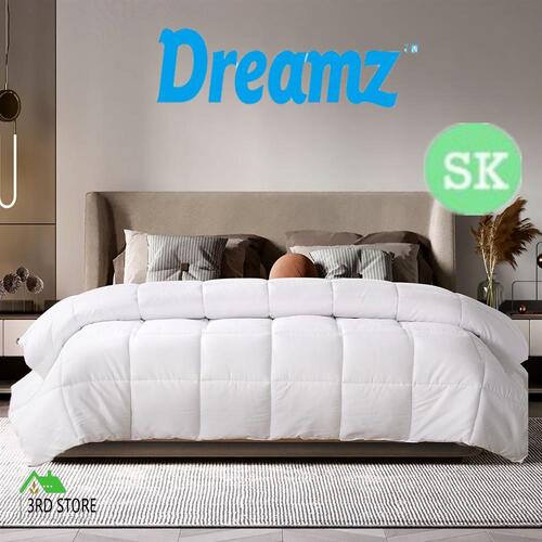 Dreamz Renewable Fiber Quilt Summer Winter  Blanket Soft 400 GSM Super king