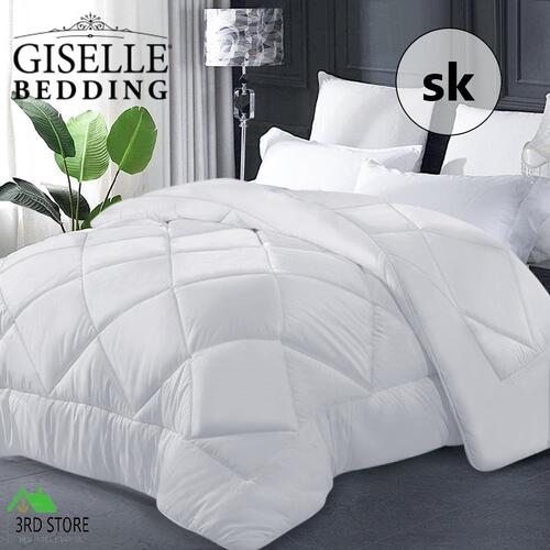 Giselle Microfibre Bamboo Microfiber Quilt 400GSM Doona Duvet Cover Super King