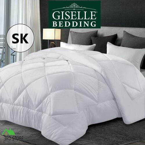 Giselle Bedding Super King Bamboo Microfiber Quilt Microfibre Doona Duvet All Season