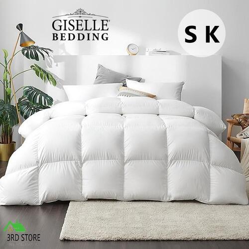 Giselle Duck Down Feather Quilt All Season Duvet Cover Doona 700gsm Super King