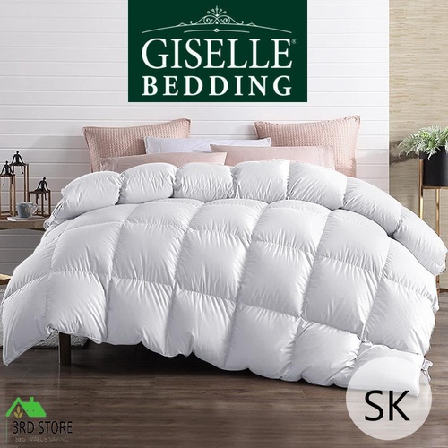 Giselle Goose Down Feather Quilt 700GSM Duvet Doona Super King All Season