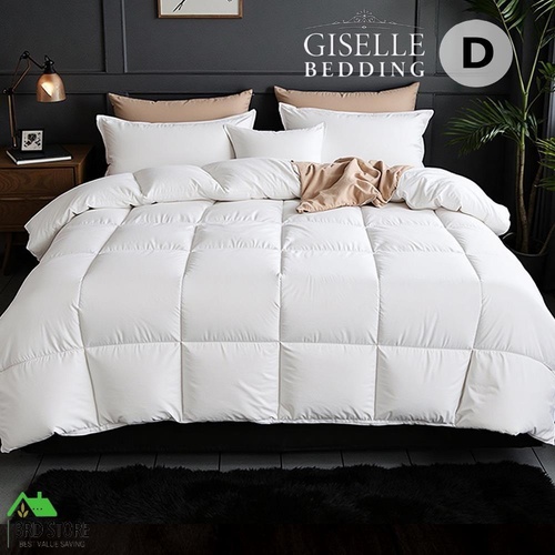 Giselle Bedding 800GSM Goose Down Feather Quilt Winter Blanket Duvet Comforter Double