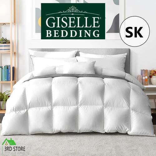 Giselle Quilt 800GSM Goose Down Feather All Season Duvet Cover Doona Super King