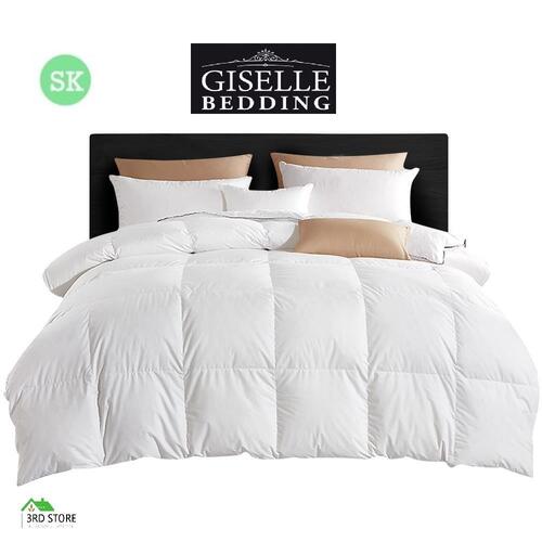 Giselle Quilt 800GSM Goose Down Feather All Season Duvet Cover Doona Super King