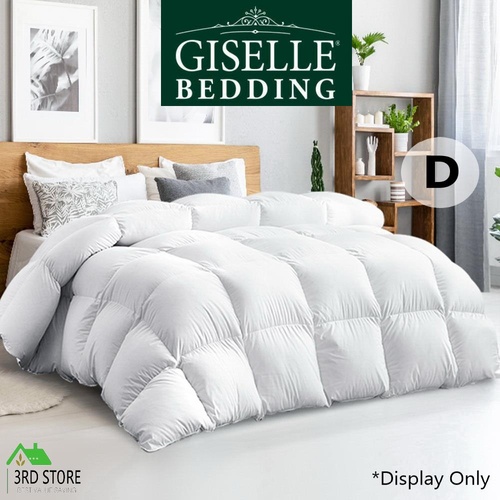 Giselle Goose Down Feather Quilt 500GSM Duvet Doona Double Winter Blanket