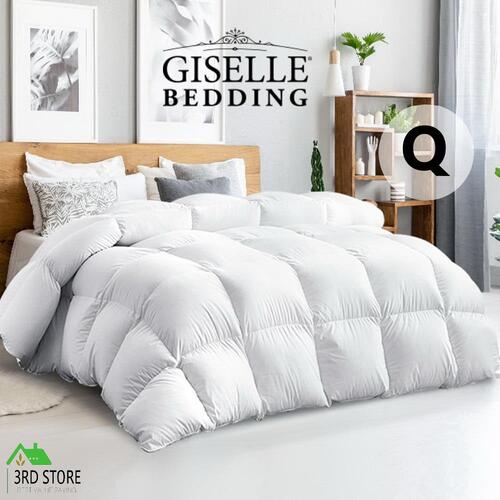 Giselle Goose Down Feather Quilt 500GSM All Season Duvet Cover Doona QUEEN