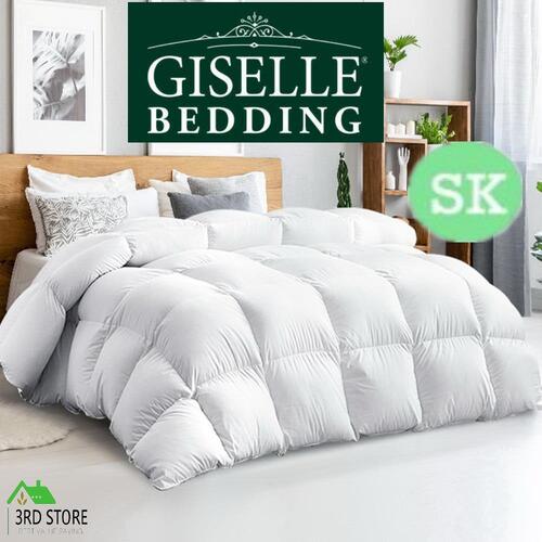 Giselle Bedding 500GSM GOOSE DOWN Quilt Blanket Duvet Cover Doona Super King