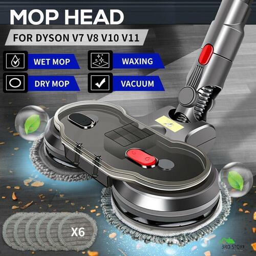 Electric Motorised Mop for Dyson V7 V8 V10 V11 Cordless Vacuum Cleaners