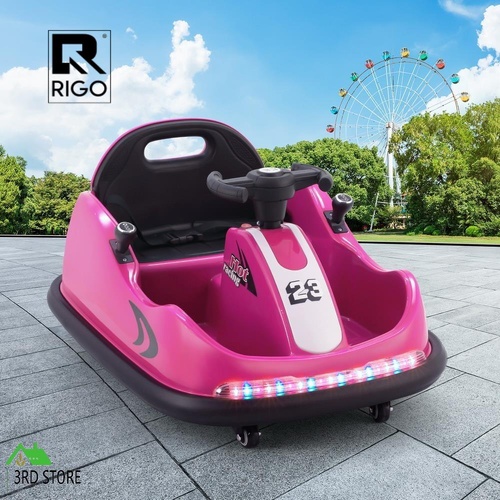 RETURNs Rigo Kids Ride On Car Bumper Kart 6V Electric Toys Cars Remote Control Pink