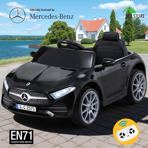 Kids Electric Ride On Car Licensed Outdoor Toys Cars Music Remote Black