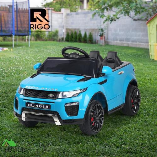 RETURNs Rigo Kids Ride On Car Electric 12V Children Cars Battery Remote Toys SUV Blue