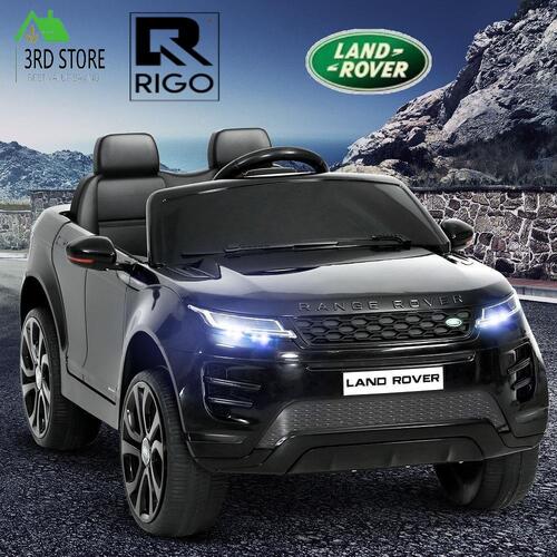 RETURNs Kids Ride On Car Licensed Land Rover 12V Electric Car Toys Battery Remote Black