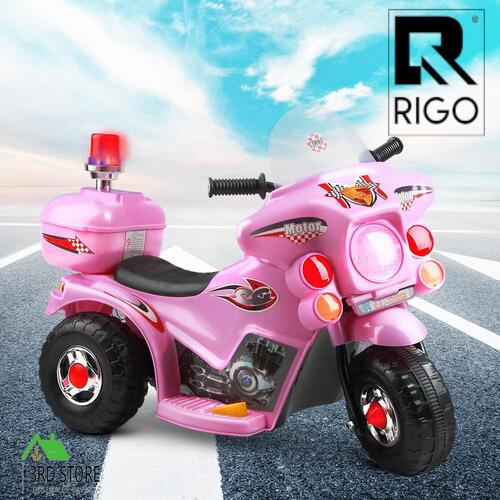 RETURNs Rigo Kids Ride On Car Motorcycle Motorbike Toys Electric Police Bike Cars