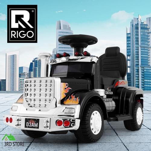 Ride On Cars Kids Electric Toys Car Battery Truck Childrens Motorbike Toy Rigo Black
