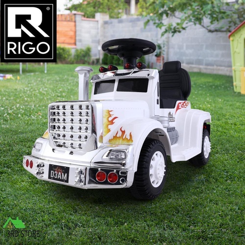 RETURNs Rigo Kids Ride On Car Electric Battery Motor Truck Toys Cars Childrens Toddler
